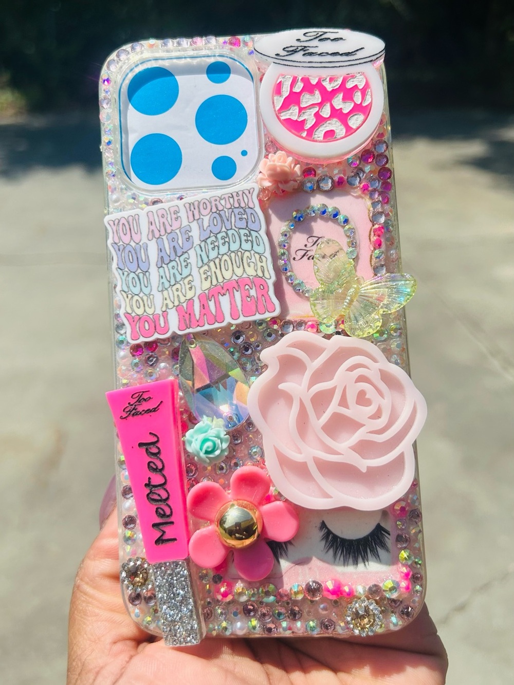 iPhone 14/15 PLUS🩷Bling Phone Case